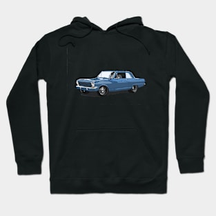 Blue Car Hoodie